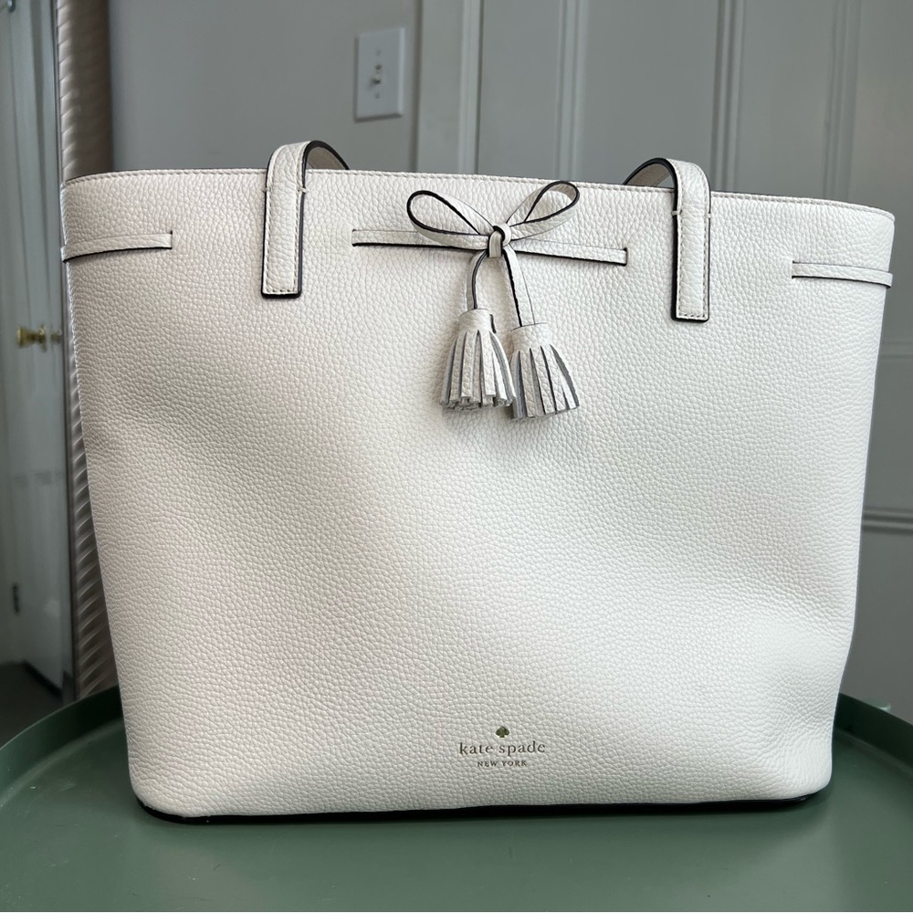 Kate spade bone leather tote - Medium
